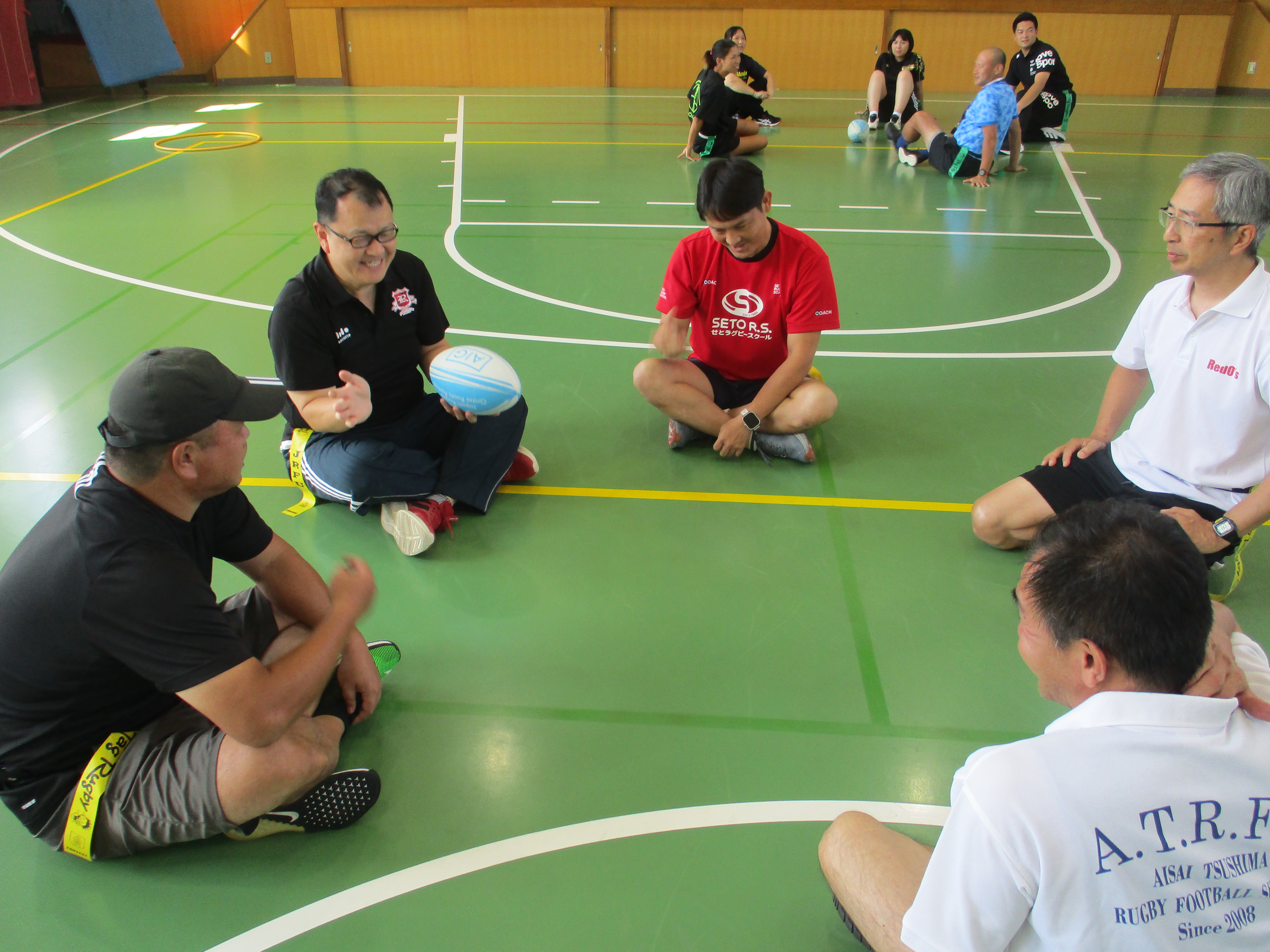 愛知県・タグラグビー指導者養成講習会（タグラグビーティーチャー研修会）